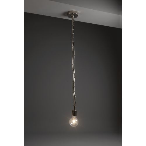 MAKE-UP LAMPADA A SOSPENSIONE h 160 PLATINO