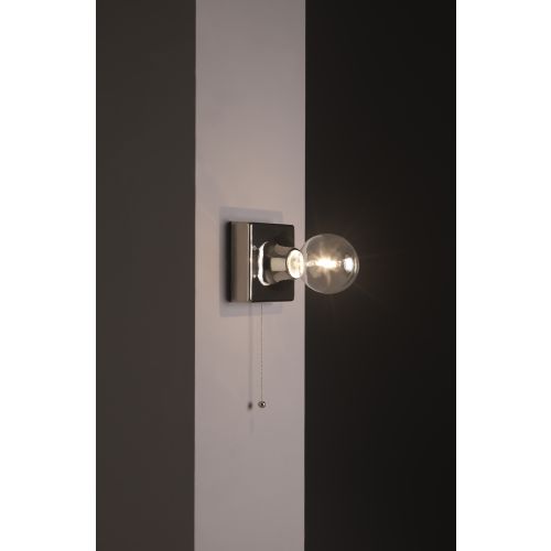 MAKE-UP LAMPADA A PARETE 1 LUCE PLATINO